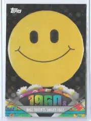 RARE 2011 TOPPS AMERICAN PIE ~ SMILEY FACE INVENTED ~ SPOTLIGHT /76 ~ CARD #86