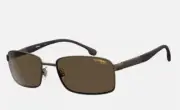 Carrera Men's Sunglasses Polarized Bronze Lens Matte Bronze Frame 8037/S 0VZH SP