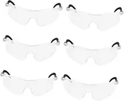 [Abaodam] 6 Pcs Protective Eyewear Impact Resistant Outdoor for Comfortable Transparent Protective Glasses for Play and Active Use