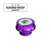 HUNDRED PROOF HARDWARE Oil Cap Honda Civic Acura Integra D15b B16a K20a [Purple]