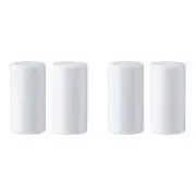 2PK Mikasa Chalk Porcelain Salt and Pepper Shakers, 8cm, White