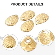 Pratical Spinner Rings Blades Attractor 50 Pcs/set Accessories Silver/Gold
