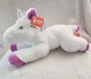 Unicorn Wild Republic Ecokins Plush White & Purple NEW