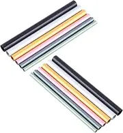 Ipetboom 12pcs Metal Rods for Nail Manicure Tools Set Uv Gel Manicure Shaping Tube