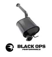 2.5" Centre Pipe with Muffler Fits for Ford Falcon BA BF FG XR6 UTE Black Ops