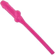 Pink Jumbo Pecker Straw
