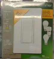 Lutron Dimmable Light Switch Dvwcl-153ph-wh C L Dimmer