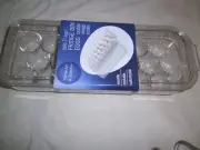 BRAND NEW "TOTALLY KITCHEN" EGG HOLDER ORGANIZER FOR REFRIGERATOR HOLDS 21 EGGS