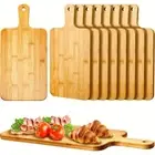 with Handle Kitchen Chopping Blocks Wooden Serving Board Pizza Vegetables Meat