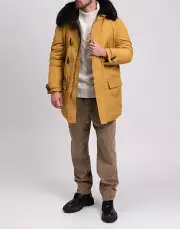 RRP€1980 CANALI 1934 Down Parka Coat IT48 US38 M Rain & Wind TECH Beaver Fur