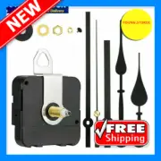 DIY Quartz Movement Wall Clock Motor Mechanism Long Spindle Repair Kit CF