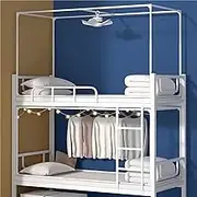 Retractable Canopy Bed Frame, Universal Bunk Bed Tent Canopy 4 Corner Post Bed Canopy Frame, Bed Support Canopy, Bed Curtain Canopy, Retractable Mosquito Net Bracket, for Student, Dorm