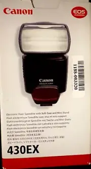 Brand New Canon Speedlite 430EX Flash Unit (CZ6-9496)