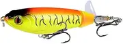 1PC Whopper Plopper 9cm 17g Floating Fishing Lure Artificial Hard Bait Plopper Soft Rotating Tail Fishing Tackle Fishing Bait