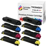 2 Sets BCMY Non-Genuine Toner Cartridge for Kyocera TK-594 TK594 TK594K TK594K TK594K (7000/5000 (B/CMY) pages) for FSC2026MFP FSC2126MFP FSC2526MFP FSC2626MFP FSC5250DN M6026CDN M6526CDN P6026CDN