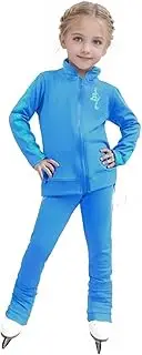 [LIUHUO] Ladies Skating Jacket Pants Suit Girls Training Clothes Skating Top Leggings