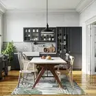 Extra Large Green Floor Rug Tropical Leaves Beautiful Lounges Carpet Runner