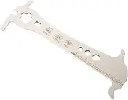 WESIEVYA Bike Chain Measure Ruler Chain Wear Indicator Tool for Bicycle Maintenance Portable Design for Cycling Repair