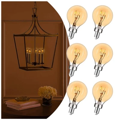 E12 Candelabra Bulb 15 Watt Equivalent, Globe Small Light Bulb Dimmable LED C...