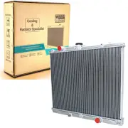 2Rows Aluminum Radiator Suit 96-06 Mitsubishi TRITON MK 2.8L Turbo Diesel Manual (for: Mitsubishi)
