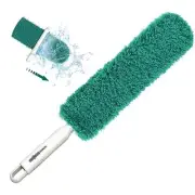 Microfiber Duster, Feather Duster, Dusters for Cleaning, 23" Hand Duster Green
