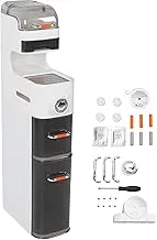 Narrow Cabinet, 6 Layers Floor Storage Cabinet Space Saving for Bathroom