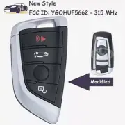 Modified Smart Remote Key Fob 315MHz YGOHUF5662 for 2011-2019 BMW CAS4/ CAS4+
