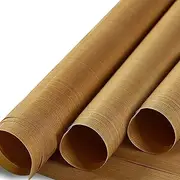 Victool Teflon Sheet for Heat Press Transfers 3 Sheet, Reusable Non Stick Washable Heat Resistant Craft Mats for Heat Press Digital Transfer, Ironing, and Vinyl Projects, 16*20in/40.64*50.8cm Brown