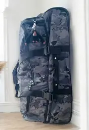 Kipling Teagan Large Luggage Wheeled Duffle Multifunctional Travel Suitcase Camo
