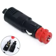 Car Cigarette Lighter Socket Plugs Adapter Male Connector 12V 24V Wire Accessory
