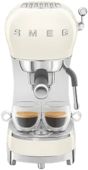 Smeg 50's Style Espresso Machine Cream