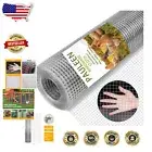Heavy-Duty 1/4 Inch Chicken Wire Mesh Roll - 24in x 50ft Rust-Resistant Fencing