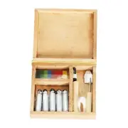 1: 12 Scale Dollhouse Mini Paint Box Tool Set for Decor Patio