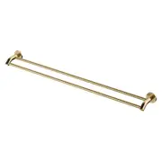 FIenza Kaya Double Towel Rail 900mm Urban Brass 82808UB
