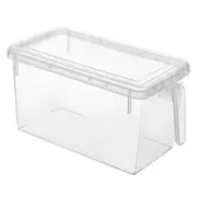 Refrigerator Food Storage Containers Kitchen Fridge Organizer Freezer Box Set - 4x