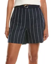 Nicholas Lavina Linen-Blend Short