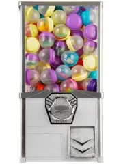 GV20 50mm Capsule / 45mm Bouncy-Ping Pong-Golf Ball 50p Vending Machine - WHITE