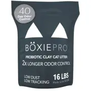 Boxie® Probiotic Cat Litter, 40-Day Odor Control, Clumping Clay, 16lb