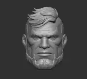 Gunnar Fortnite Imagined Order custom head for 4" 6" 7" 12" action figures