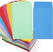 100PCS Coin Envelopes Kraft, GeeRic 2.25 x 3.5 Self-Adhesive Seed Envelopes Small Coin Mailing Envelopes Small Items Storage Packets Envelopes for Stamps Jewelry Wedding Gift Mini Seed Bags Office