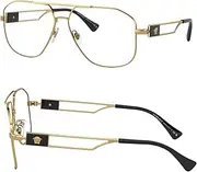 [Versace] VE1287 Non-Polarized Glasses for Men - Metal Frame with Temples, eShades Eyewear Kit Included