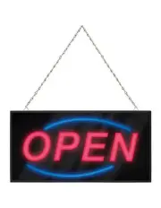 [Quartet] 40Cm Led Open Sign/Electric Board/Light/Hanging For Wall/Glass Window/Shop/Cafe