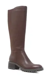 Kenneth Cole New York Riva Knee High Boot in Chocolate Leather at Nordstrom, Size 7.5