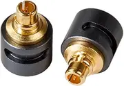 Easy Dock Lab MMCX Adapter for AKG N5005 & Sennheiser IE900 IE600 IE300, Normal MMCX Cable Female Jack to MMCX-L Male Connector, IEM Bluetooth Adapter