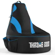 Throne Boss Adult Blue Gaming Bean Bag Chair