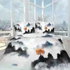 Handstand Sky Fog 3D Printing Duvet Quilt Doona Covers Pillow Case Bedding Sets