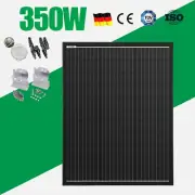 350W Fixed Solar Panel Kit 12V Mono Home Caravan Camping Battery Charging Power