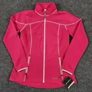 Eddie Bauer Stratify Jacket Womens Sz S Petunia Pink Windbreaker Water Repellent
