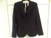Women's NWT J CREW navy blazer,lined,classic, Sz 2