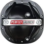 Proform 69501 Black Aluminum Differential Cover with Perfect Launch Logo and 8.8" Bearing Cap Stabilizer Bolts for Ford